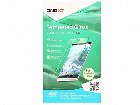 Защитное стекло Onext для телефона Samsung Galaxy S6 Edge 2.5D закругленное с рамкой белое 