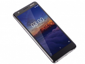 Смартфон Nokia 3.1 DS Black MT6750/5.2" (1440x720)/3G/4G/2Gb/16Gb/13Mp+8Mp/Android 8.0