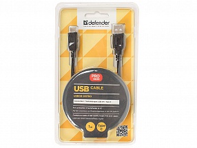USB кабель USB09-03PRO USB2.0 AM-C Type, 1.0 м