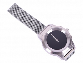 Гибридные смарт часы MyKronoz ZeTime Elite Petite миланский сетчатый браслет цвет матовое серебро, 39 мм