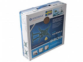 Кронштейн Kromax TECHNO-5 LED 15"-55", настенный, 5 ст. свободы, max VESA 400x400, max 35 кг GREY