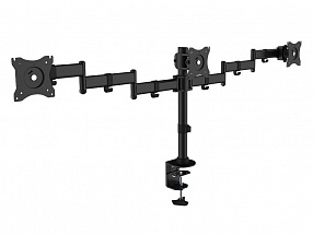 Кронштейн для мониторов Arm Media LCD-T15 Для 3-Х 10"-32", max 3x10 кг, 5 ст свободы, поворот на штанги 360°, высота штанги 450мм, maxVESA100x100мм