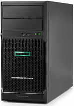 Сервер HPE Proliant ML30 Gen10, E-2124, 1x8GB, No HDD (4/6x3.5 NHP), S100i (RAID 1/1/10/5), No ODD, 2x1GbE, iLO std, 1x350W, Tower, 3-1-1 Warranty 