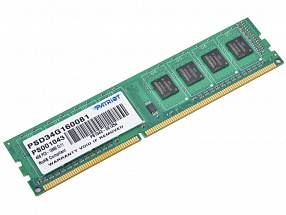 Память DDR3 4Gb (pc-12800) 1600MHz Patriot (PSD34G160081)
