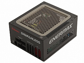 Блок питания Enermax 550W EDF550AWN [Digifanless] , ATX v2.3/EPS, 80+ Platinum, модульный, безвентиляторный, 4x PCI-E (6+2-Pin), 8x SATA, 4x MOLEX