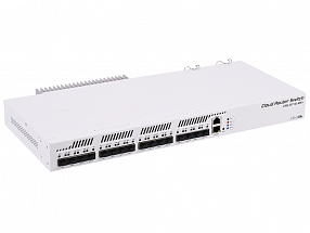 Коммутатор MikroTik CRS317-1G-16S+RM Cloud Router Switch 317-1G-16S+RM with 800MHz CPU, 1GB RAM, 1xGigabit LAN, 16xSFP+ cages, RouterOS L6 or SwitchOS