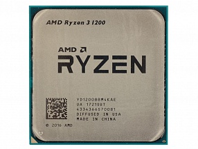 Процессор AMD Ryzen 3 1200 OEM  65W, 4C/4T, 3.4Gh(Max), 10MB(L2-2MB+L3-8MB), AM4  (YD1200BBM4KAE)