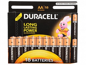 Батарейки DURACELL (АА) LR6-18BL BASIC 18 шт