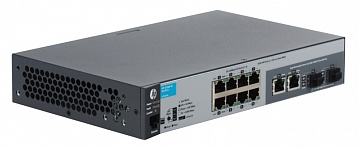 Коммутатор HP 2530-8 (J9783A) Управляемый коммутатор 2-го уровня с 8 портами 10/100 и 2 портами двойного назначения.