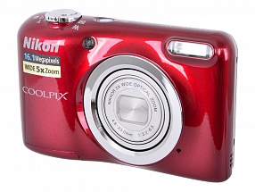 Фотоаппарат Nikon Coolpix A10 Red <16Mp, 5x zoom, SD, USB, 2.7"> 