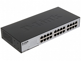 Коммутатор D-Link Switch DES-1024D/G1A Неуправляемый коммутатор с 24 портами 10/100BASE-TX и функцией энергосбережения