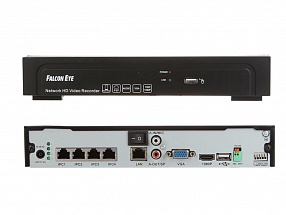 Видеорекордер Falcon Eye FE-NR-5104 4-канальный IP видеорегистратор;   Режимы записи:4×(1280*960),4×(1920*1080),4×(2048*1536),4×(2592*1944) ; Общий по