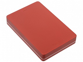 Внешний жесткий диск 2Tb Toshiba Canvio Alu S3 USB 3.0 Red (HDTH320ER3CA)