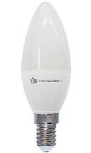 Светодиодная лампа НАНОСВЕТ E14/827 EcoLed L250 6Вт, свеча, 480 лм, Е14, 2700К, Ra80