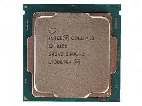 Процессор Intel® Core™ i3-8100 OEM  TPD 65W, 4/4, Base 3.6GHz, 6Mb, LGA1151 (Coffee Lake) 