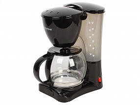 Кофеварка капельная Endever Costa-1042, черный /пластик, 900 Вт., объем 1,2 л., моющийся фильтр, поддержание тепла, противокапельная система