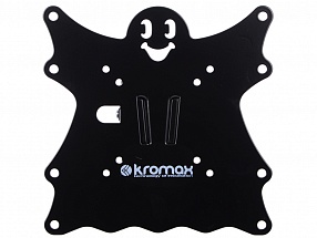 Кронштейн Kromax CASPER-200 Black, для LED/LCD TV 20"-43", max 30 кг, настенный, 0 ст свободы, 21 мм, VESA 200x200 мм