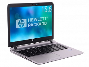 Ноутбук HP ProBook 450 <W4P55EA> i3-6100U (2.3)/4Gb/500Gb/15.6"HD AG/Int:Intel HD 520/DVD-SM/BT/Cam HD/FPR/Win7Pro + Win10Pro