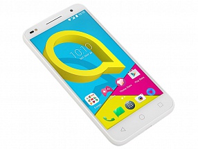 Смартфон Alcatel U5 HD (5047D) белый MT6737 (1.3)/1Gb/8Gb/5" (1280x720)/3G/4G/13Mp+8Mp