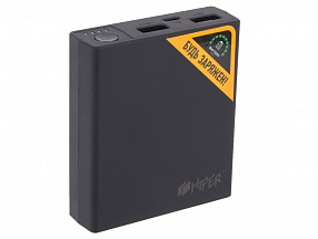 Внешний аккумулятор Hiper RP7500 Black, 7500mAh, 2xUSB 2.1A, Li-Ion, индикатор заряда