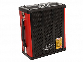 Портативная колонка MAX Q71 Black/Red Беспроводная акустика / 20 Вт / 100 - 18000 Гц / Bluetooth / microSD