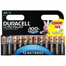 Батарейки DURACELL (AA) LR6-12BL 12 шт Ultra Power