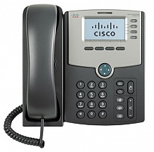 Телефон IP Cisco SPA514G-XU 4 Line IP Phone with Display, PoE and Gigabit PC Port
