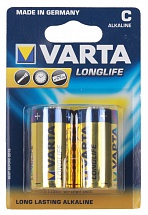 Батарейки VARTA Long Life C блистер 2 4114113412 