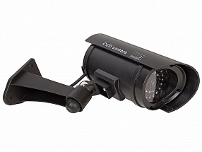 Муляж камеры видеонаблюдения Orient AB-CA-11B черный LED (мигает), для наружного наблюдения