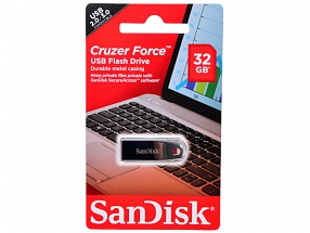 Внешний накопитель 32GB USB Drive  USB 2.0  SanDisk Cruzer Force (SDCZ71-032G-B35)