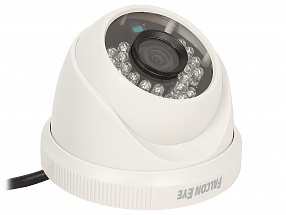 IP-камера Falcon Eye FE-IPC-DPL100P 1Мп купольная IP камера; Матрица 1/4"OmniVision 1.3 Mega pixels CMOS; 1280х720p*25к/с; Дальность ИК подсветки 10-1