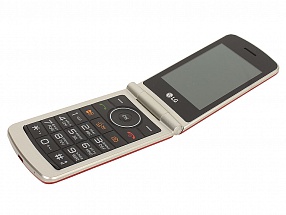 Мобильный телефон LG G360 красный раскладной 2Sim 3" 240x320 1.3Mpix BT 