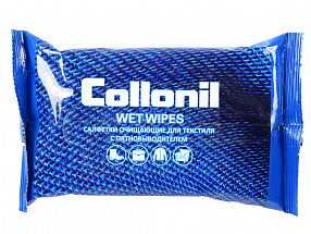 Салфетки влажные Collonil №15 для текстиля очищающие с пятновыводителем