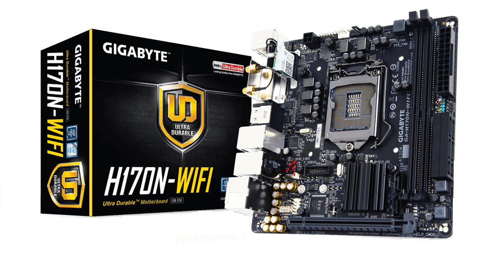 Материнская плата gigabyte intel. Материнская плата Gigabyte ga-h170n-WIFI. Gigabyte z170 WIFI. Материнская плата Gigabyte Ultra durable 4. Gigabyte z170 Ultra durable