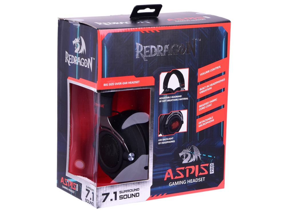 Наушники reddragon pro. Наушники Redragon Aspis Pro 64219. Наушники REDDRAGON Aspis Pro 7.1. Red Dragon Aspis Pro 7.1 наушники. Наушники Red Dragon Aspis.