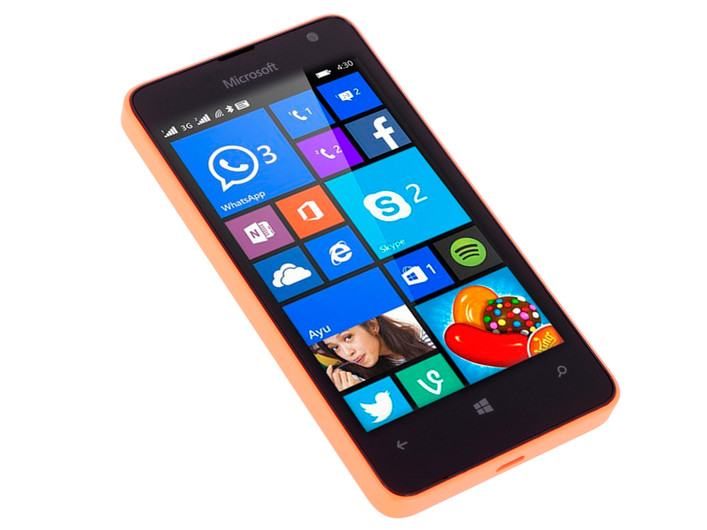 Смартфон microsoft. Nokia Lumia 430. Microsoft Lumia 430. Microsoft смартфон Lumia 430. Смартфон Майкрософт оранжевый.