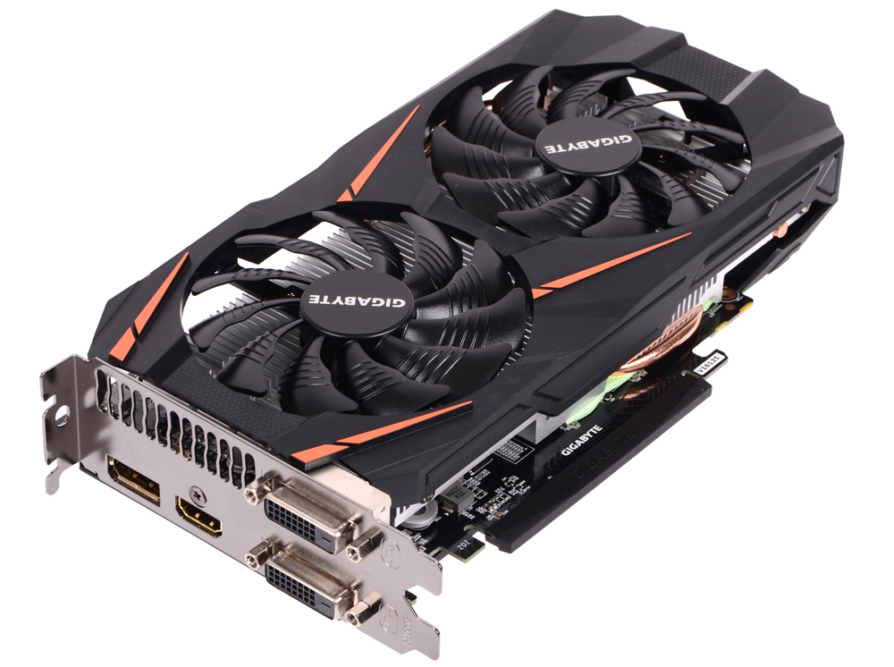 Видеокарта 6Gb lt;PCI-Egt; GIGABYTE GeForce GTX 1060 WINDFORCE 6G GV-N1060WF2-