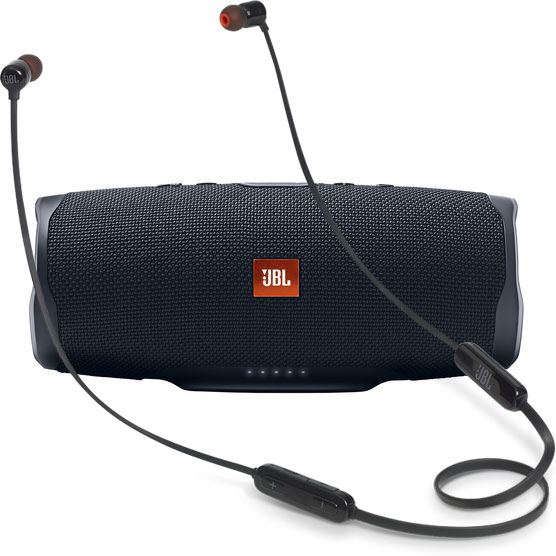 Портативная акустика JBL charge 4 + наушники t110bt.