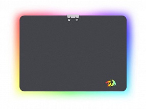 Игровой коврик Aurora, RGB подсветка, 350x250x3.6, металл, Redragon 