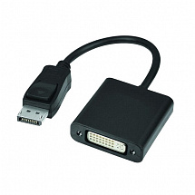Кабель-адаптер Orient C307 DisplayPort M -> DVI F, длина 0.2 метра, черный