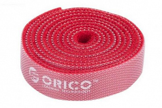 Cтяжка-липучка для кабеля ORICO CBT-1S-RD, 1 метр, 1,5 см, красный 