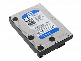 Жесткий диск 3Tb Western Digital WD Blue WD30EZRZ 3,5" 5400RPM, 64МB , SATA III 