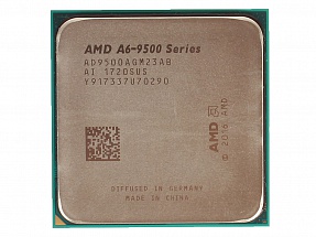 Процессор AMD A6 9500 OEM <65W, 2C/2T, 3.8Gh(Max), 1MB(L2-1MB), AM4> (AD9500AGM23AB)