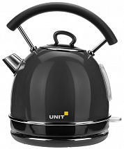 Чайник электрический UNIT UEK-261, цвет - Черный; сталь,  цветная эмаль,1.7л., 2000Вт.
