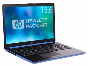Ноутбук HP 15-da0082ur <4KC85EA> i3-7020U (2.3)/4Gb/128Gb SSD/15.6"FHD AG/Int Intel HD/No ODD/Cam HD/Win10 (Twilight Blue)