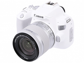Фотоаппарат Canon EOS 250D KIT White  зеркальный, 24.1Mp, EF18-55 IS STM, 3", 4K, WiFi, ISO25600, SDHC/XC  