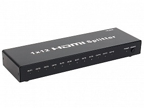 Разветвитель HDMI Splitter 1 to 12 VCOM  DD4112  3D Full-HD 1.4v, каскадируемый