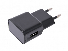 Адаптер питания Cablexpert MP3A-PC-10 100/220V - 5V USB 1 порт, 1A, черный