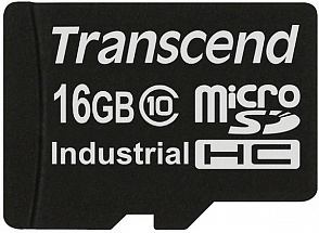 Карта памяти MicroSDHC 16GB Transcend, 16 Гб Class 10 (TS16GUSDC10I)