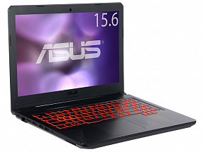 Ноутбук Asus FX504GD-E41025 i5-8300H (2.3)/12G/1T+128G SSD/15.6"FHD AG IPS/NV GTX1050 2G/noODD/BT/noOS Black